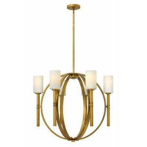 H3586VS Margeaux Mid Sized Chandelier Chandelier - Vintage Brass