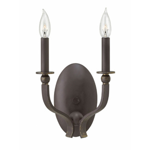 H3592OZ Ruthorford Multi Bulb Wall Sconce - Oil Rubbed Bronze