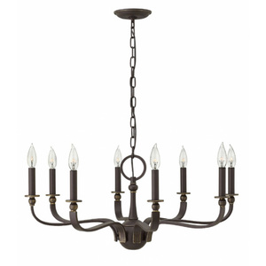 H3598OZ Ruthorford Mid Sized Chandelier Chandelier - Oil Rubbed Bronze