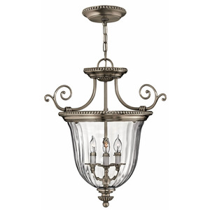 H3613PW Oxford Entrance / Foyer Pendant Light - Pewter