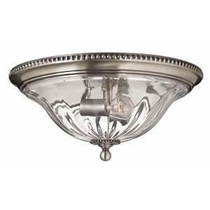 H3616PW Oxford Flush Mount Ceiling Light - Pewter