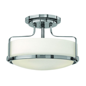 H3641CMLED Harper Semi Flush Mount Ceiling Light - Chrome