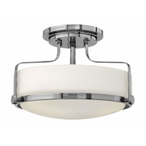 H3641CM Harper Semi Flush Mount Ceiling Light - Chrome