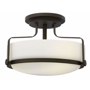 H3641OZ Harper Semi Flush Mount Ceiling Light - Oil Rubbed Bronze