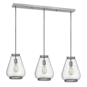 H3685BN Finley Multi Light Pendant Light - Brushed Nickel