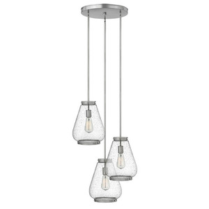 H3686BN Finley Multi Light Pendant Light - Brushed Nickel