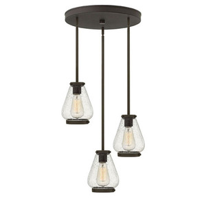 H3688OZ Finley Multi Light Pendant Light - Oil Rubbed Bronze