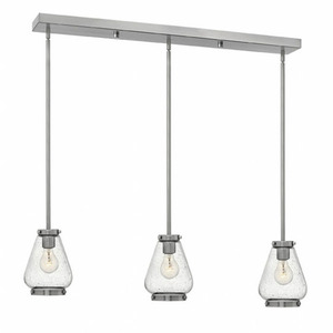 H3689BN Finley Multi Light Pendant Light - Brushed Nickel
