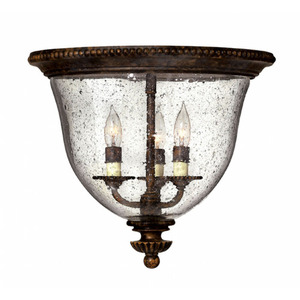 H3712FB Rockford Flush Mount Ceiling Light - Forum Bronze