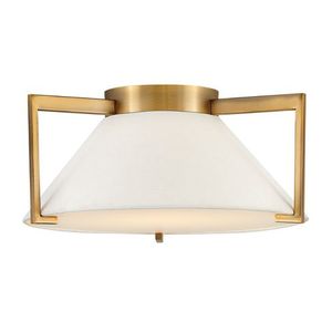 H3721BR Calla Flush Mount Ceiling Light - Brushed Bronze