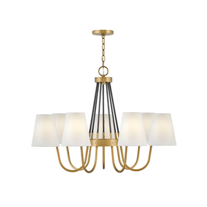 H37386HB Aston Mid Sized Chandelier Chandelier - Heritage Brass