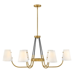 H37388HB Aston Linear Pendant Pendant Light - Hertiage Brass