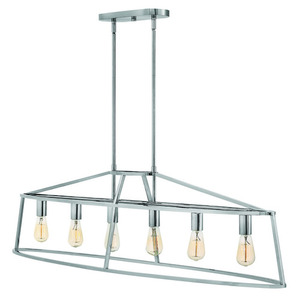 H3776PN Middleton Linear Pendant Pendant Light - Polished Nickel