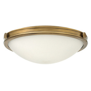 H3783HB Maxwell Flush Mount Ceiling Light - Heritage Brass