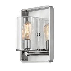 H3810PN Eton 1 Bulb Wall Sconce - Polished Nickel H3810PN Eton 1 Bulb Wall Sconce - Polished Nickel
