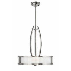 H3872BN Meridian Down Light Pendant Light - Brushed Nickel