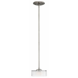 H3877BN Meridian Mini-Pendant Pendant Light - Brushed Nickel