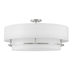 H38895PN Graham Semi Flush Mount Ceiling Light - Polished Nickel