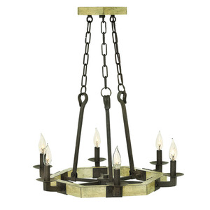 H3916IR Wyatt Mini Chandelier - Iron Rust