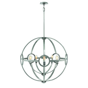 H3925PL Fulham Entrance / Foyer Pendant Light - Polished Antique Nickel