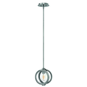 H3927PL Fulham Mini-Pendant Pendant Light - Polished Antique Nickel