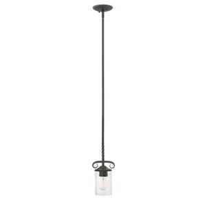 H4017OLCL Casa Mini-Pendant Pendant Light - Olde Black