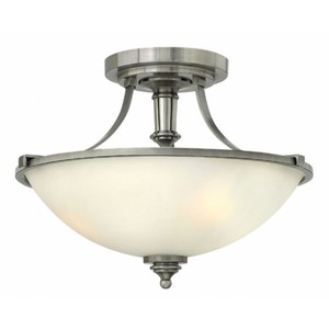 HIN4021AN Truman Semi Flush Mount Ceiling Light - Antique Nickel