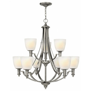 H4028AN Truman Mid Sized Chandelier Chandelier - Antique Nickel