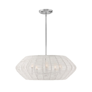 H40384PCM Luca Drum Pendant Pendant Light - Polished Chrome*