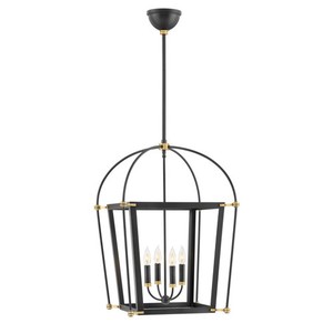 H4055BK Selby Entrance / Foyer Pendant Light - Black