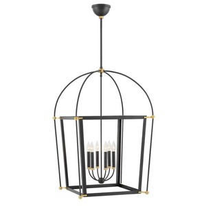 H4056BK Selby Entrance / Foyer Pendant Light - Black