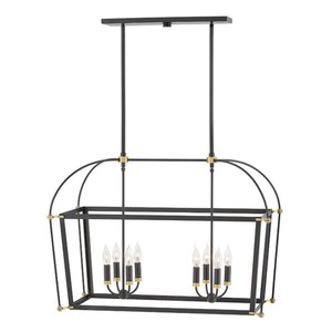 H4058BK Selby Entrance / Foyer Pendant Light - Black