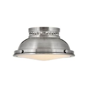 H4081PL Emery Flush Mount Ceiling Light - Polished Antique Nickel H4081PL Emery Flush Mount Ceiling Light - Polished Antique Nickel