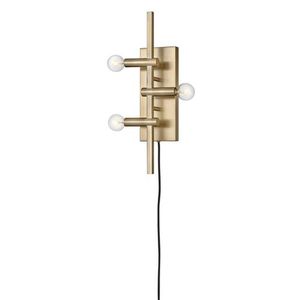 H4122MDB Kinzie Multi Bulb Wall Sconce - Modern Brass