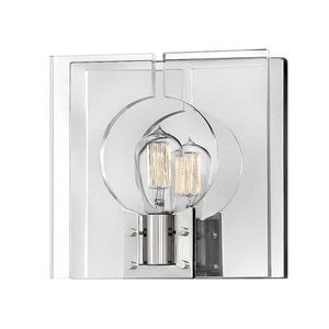 H41310PNI Ludlow 1 Bulb Wall Sconce - Polished Nickel