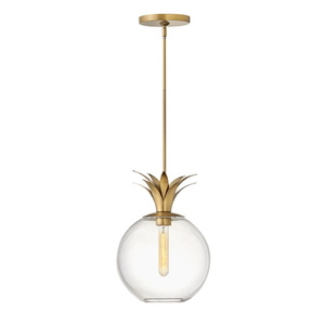 H41927HB Palma Mini-Pendant Pendant Light - Heritage Brass