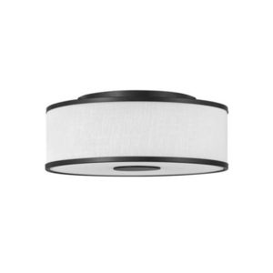 H42008BK Halo Flush Mount Ceiling Light - Black