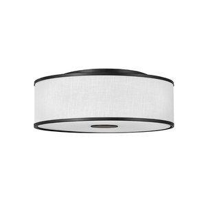H42010BK Halo Flush Mount Ceiling Light - Black