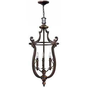 H4254OB Plymouth Entrance / Foyer Pendant Light - Olde Bronze