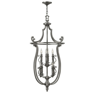 H4258PL Plymouth Entrance / Foyer Pendant Light - Polished Antique Nickel