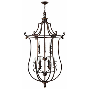 H4259OB Plymouth Entrance / Foyer Pendant Light - Olde Bronze