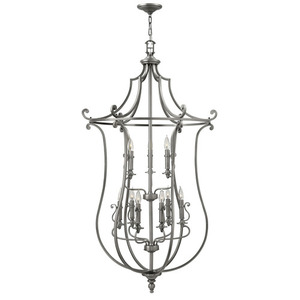 H4259PL Plymouth Entrance / Foyer Pendant Light - Polished Antique Nickel