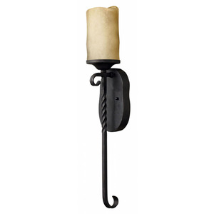 H4300OL Casa 1 Bulb Wall Sconce - Olde Black