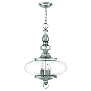H4325PN Wexley Entrance / Foyer Pendant Light - Polished Nickel H4325PN Wexley Entrance / Foyer Pendant Light - Polished Nickel