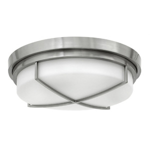 H4382BN Halsey Flush Mount Ceiling Light - Brushed Nickel H4382BN Halsey Flush Mount Ceiling Light - Brushed Nickel