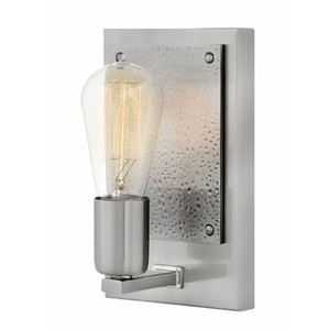 H4390BN Everett 1 Bulb Wall Sconce - Brushed Nickel