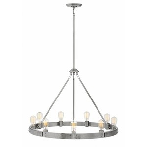 H4398BN Everett Mid Sized Chandelier Chandelier - Brushed Nickel