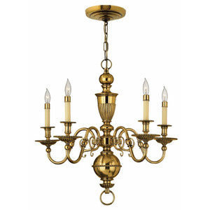 H4415BB Cambridge Mini Chandelier - Burnished Brass