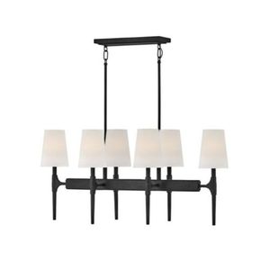 H4468BK Beaumont Linear Pendant Pendant Light - Black