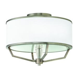 H4483EN Larchmere Semi Flush Mount Ceiling Light - English Nickel